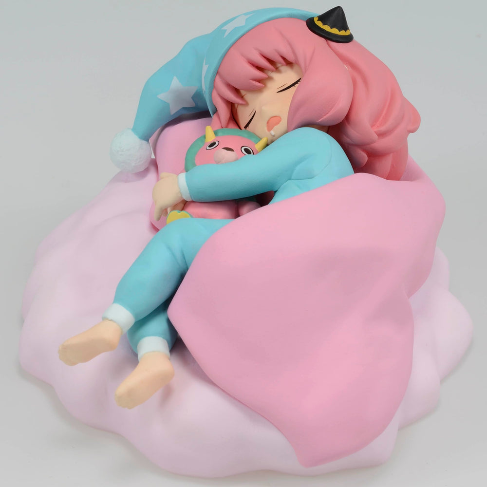 Banpresto Anya Pajamas Ver with glossy finish adds elegance to shelves.