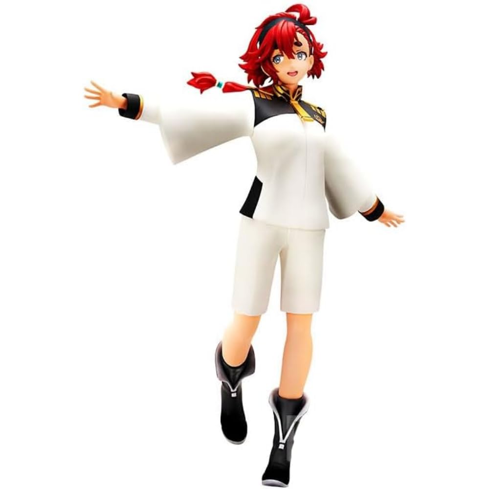 Banpresto Suletta Mercury figure, 7.1 inches tall, ideal for shelf display.