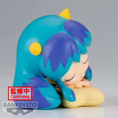 Banpresto Lum sleeping Ver A eyes detail, showcasing expressive charm for collectors.
