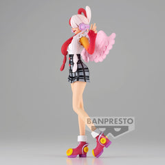 Banpresto Uta DXF display base keeps the figure steady on shelves.