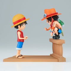 Banpresto WCF Log Stories duo showcases iconic moment in a palm-sized collectible.