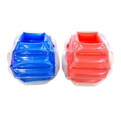 Durable PVC construction highlighted for long-lasting play sessions.