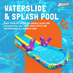BANZAI My First Water Slide splash pool for safe, splash-filled play.