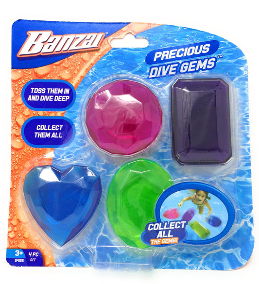 BANZAI Precious Dive Gems circle β vibrant pool gem for kids' diving and retrieval fun.