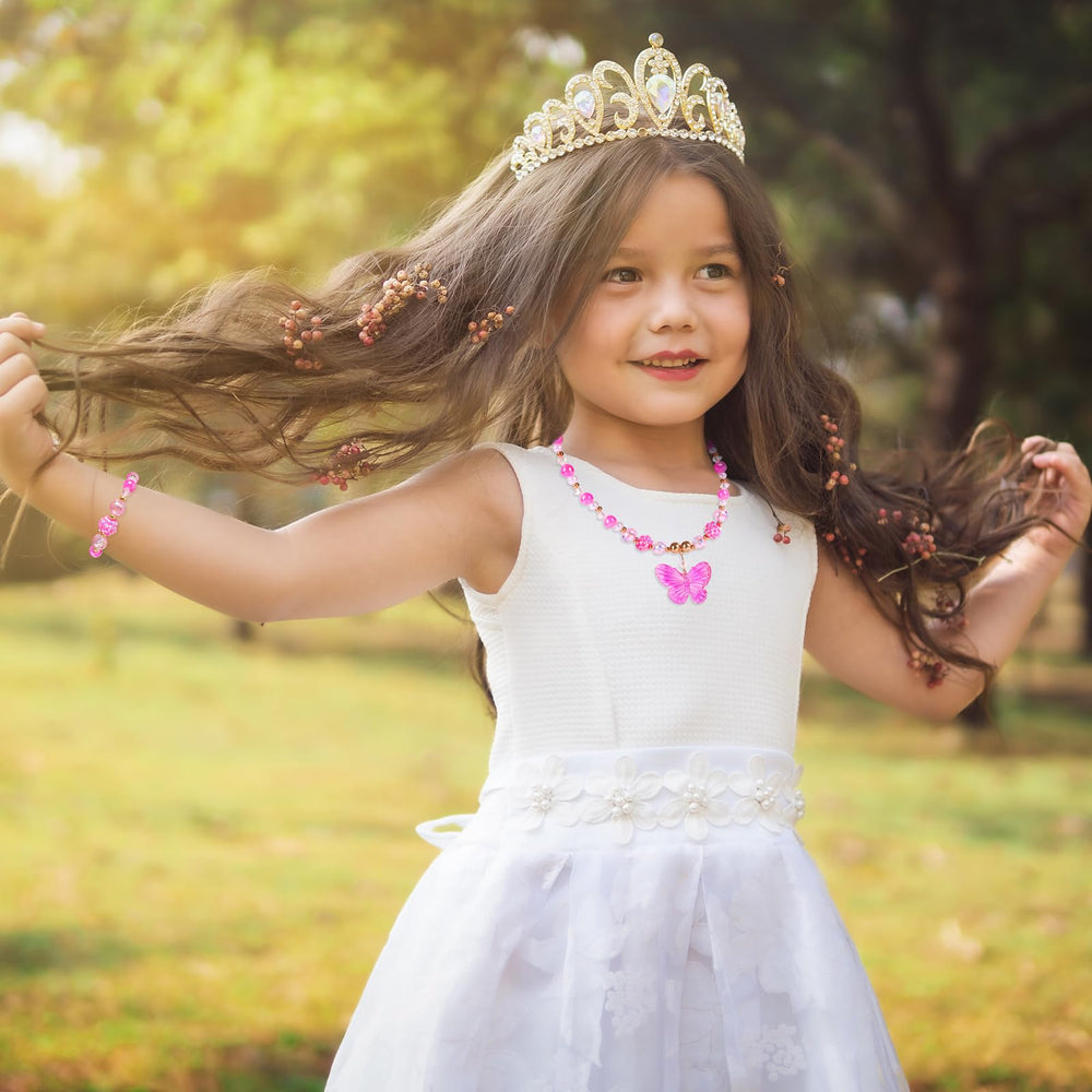 BAOBAOJOY butterfly bracelet set for kids, adds color and play-friendly charm.