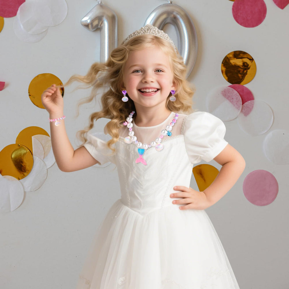 BAOBAOJOY mermaid earrings add sparkle to princess costumes