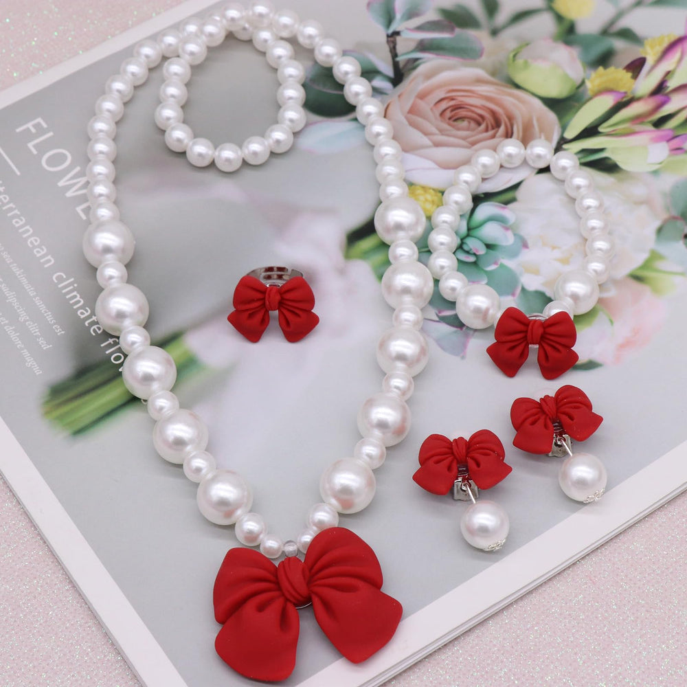 BAOBAOJOY princess ring with bow sparkle for twinkling dress-up details.