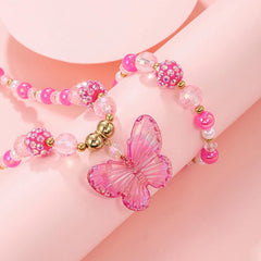 BAOBAOJOY stretch kids necklace, easy wear with elastic band for independent dressing.