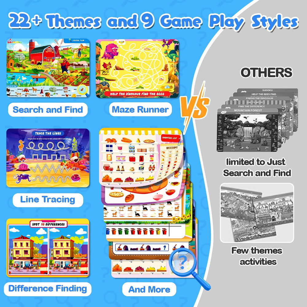 Baobrava Search and Find cardset farm scene supports vocabulary growth through interactive exploration
