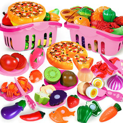 BAODLON 100 Pcs Play Food Set offers imaginative kitchen play for kids.