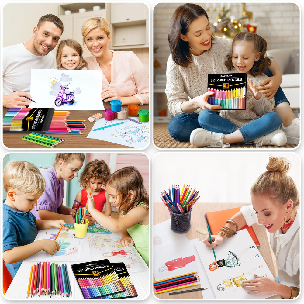 BAODLON colored pencils suited for adult coloring books and relaxation