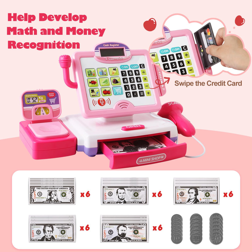 Baodlon play money and coins set for basic counting practice