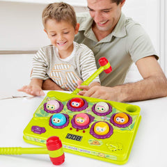 BAODLON Pound-a-Mole game suction cup base prevents slipping during play.
