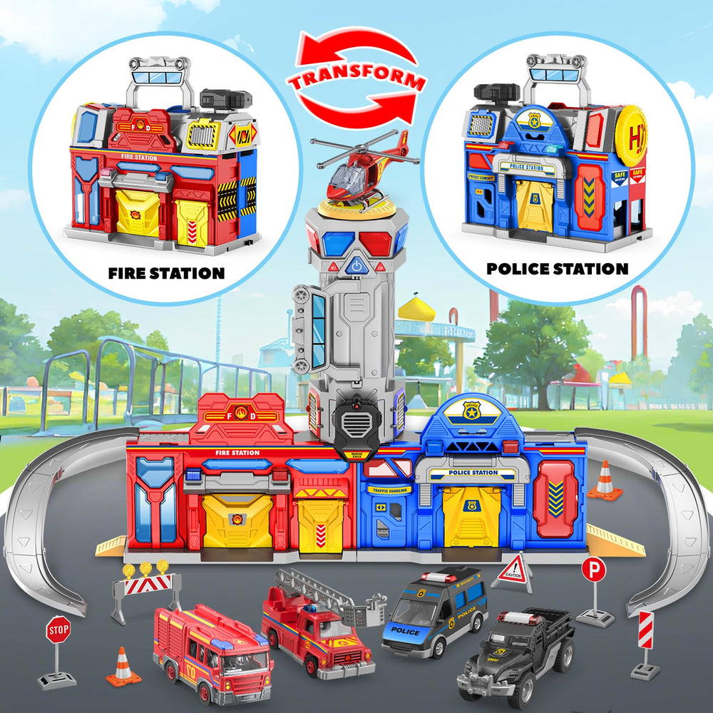 BAODLON rescue helicopter enables aerial rescue role-play and storytelling.