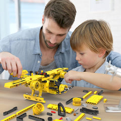 BAODLON STEM building parts, durable ABS materials for safe play.