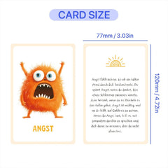 BAOENALNAT Big Feelings Deck—anxious expression supports regulation language and social communication