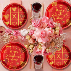 Baolaiballoon banner with Happy Valentine’s Day text for photo moments.