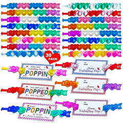 BAOXUE Pop It valentines card for classroom exchanges boosts engagement.