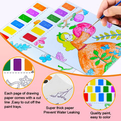 BAOXUE toddler painting activity showcases vibrant colors.