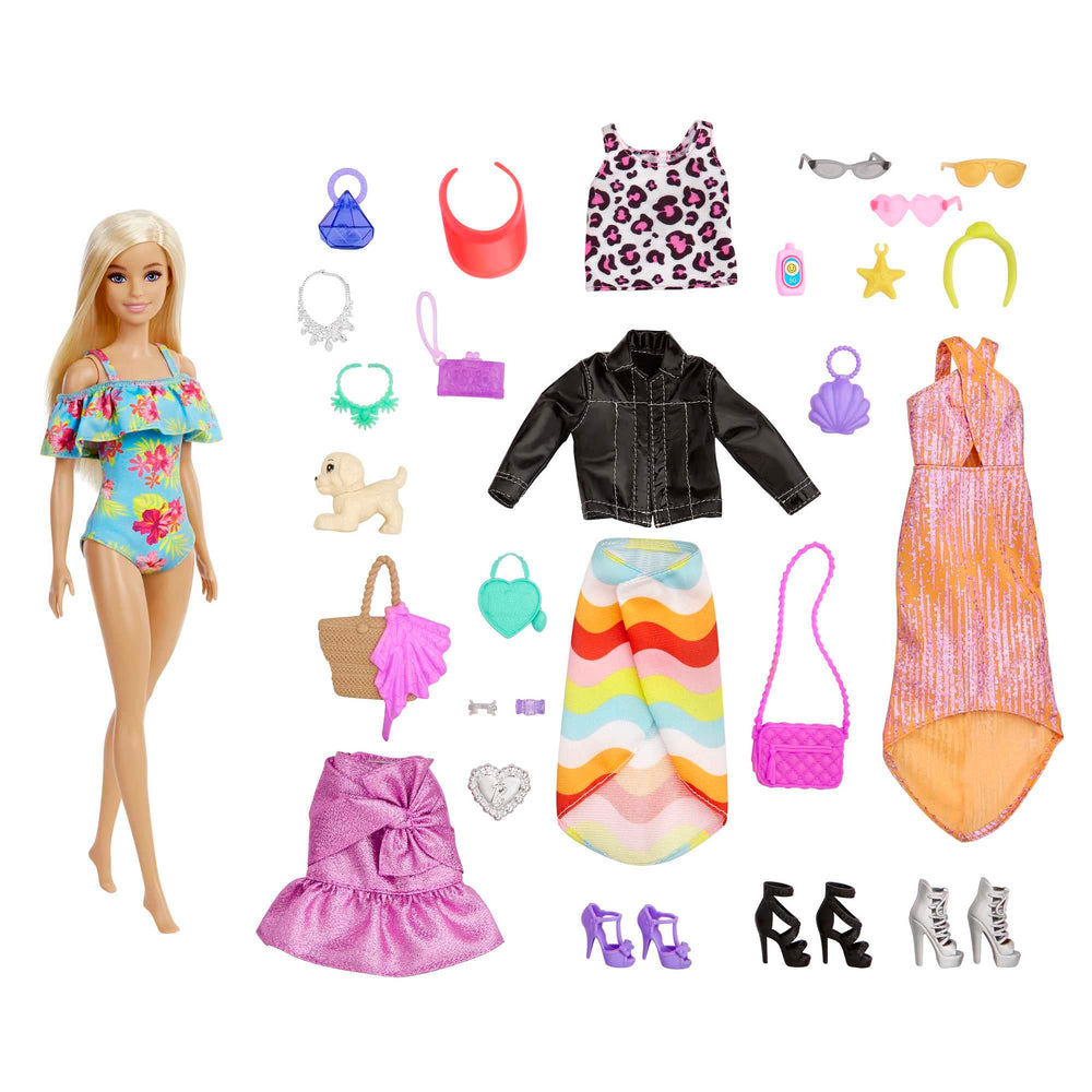 Barbie Advent Calendar festive packaging doubles as display backdrop