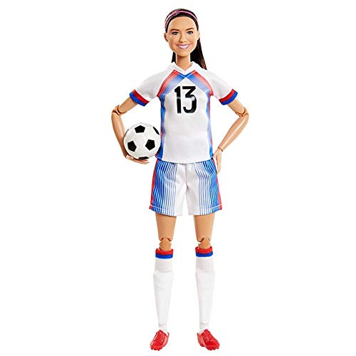 Barbie Alex Morgan doll full pose for dynamic action moments