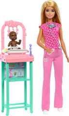 Barbie Baby Doctor stethoscope close‑up for nurturing pretend checkups