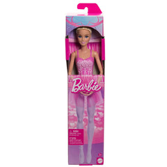 Barbie ballerina doll in matching color tutu and bodice for troupe play.