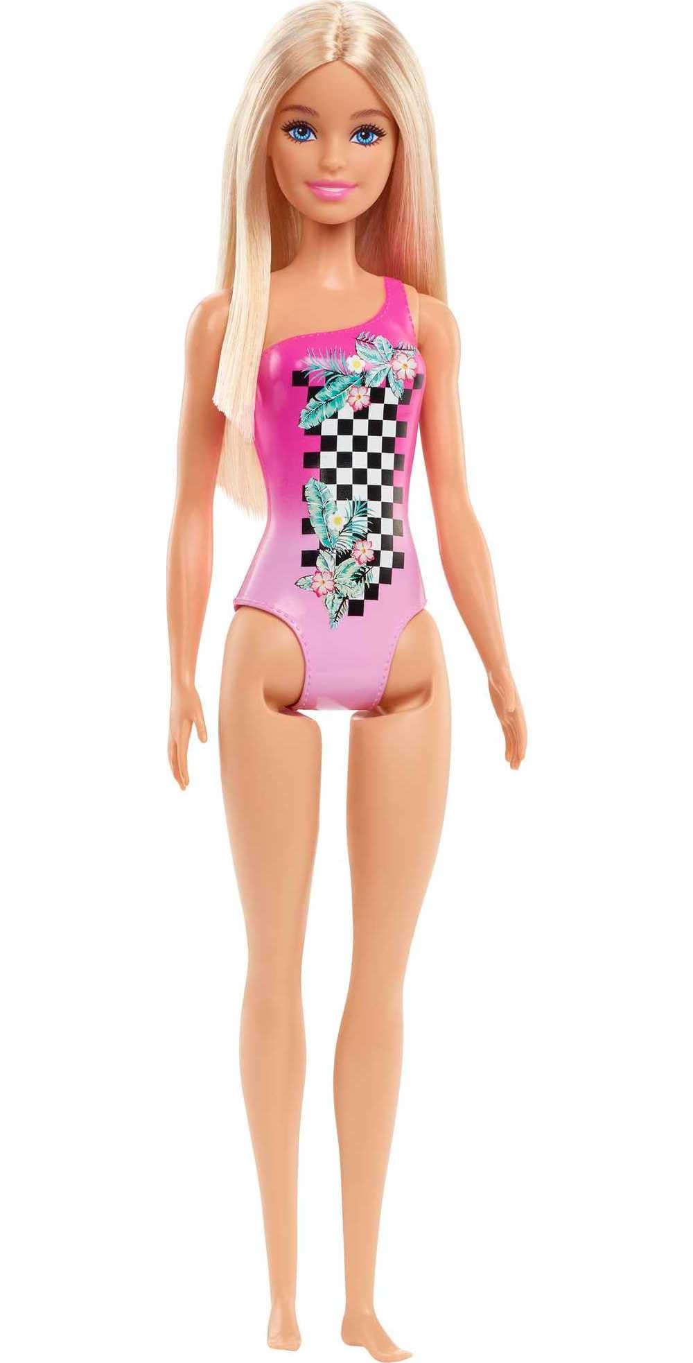 Barbie Beach Doll full-length pose supports creative storytelling.