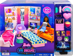 Barbie city backdrop sets the mood for urban inspiration and storytelling.