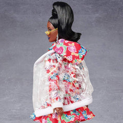 Barbie BMR1959 chic ponytail with baby hairs for lifelike styling