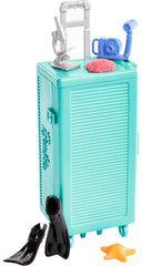Barbie Careers mobile lab case stores pieces neatly for on-the-go play.