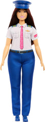 Barbie Careers Pilot doll wearing flight uniform and hat for imaginative aviation play