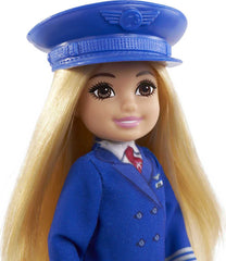 Barbie Chelsea pilot doll glasses add stylish detail for careers play.