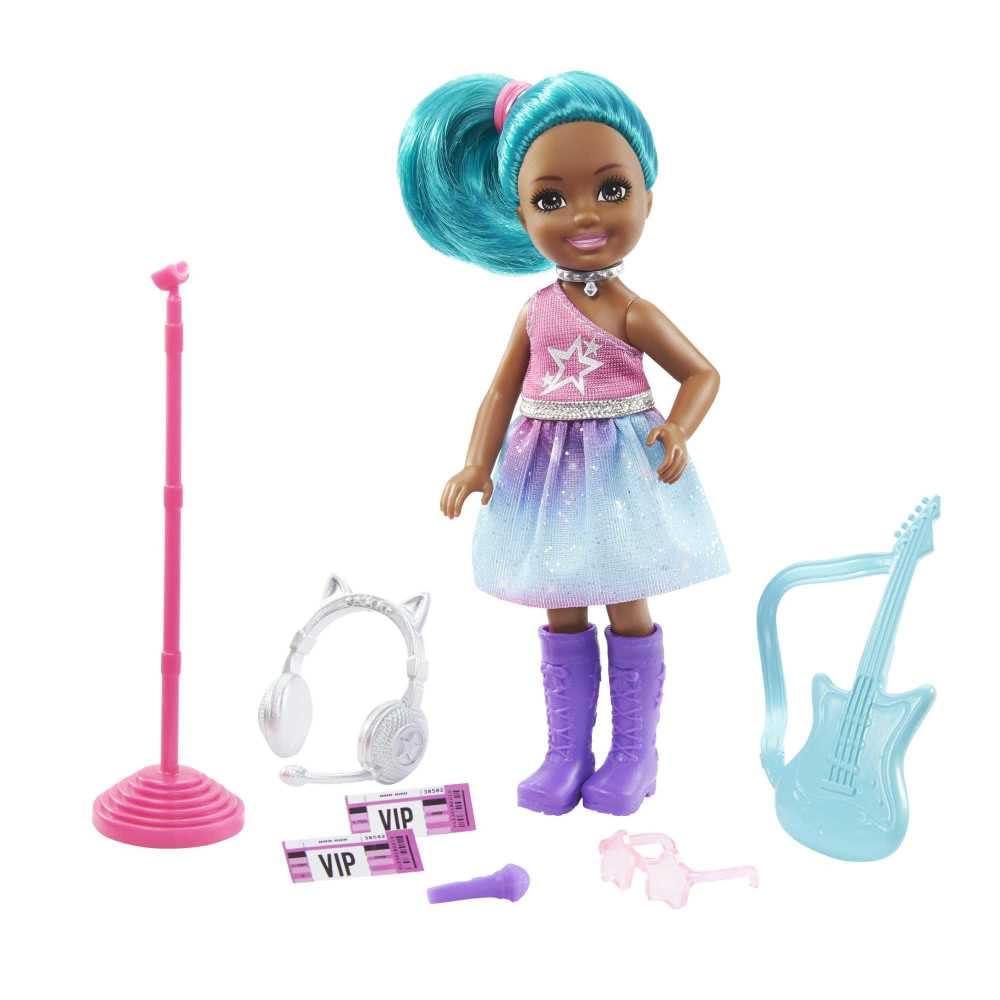 Barbie Chelsea Can Be Rockstar doll star-shaped glasses add stylish flair