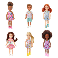 Barbie Chelsea doll cannot stand alone and colors may vary by piece.