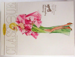 Barbie Classique Evening Sophisticate doll on mint pink satin with rhinestones, ideal for refined display