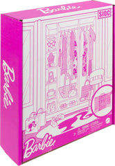 Barbie Closet Playset portable design with a carrying handle for travel play.