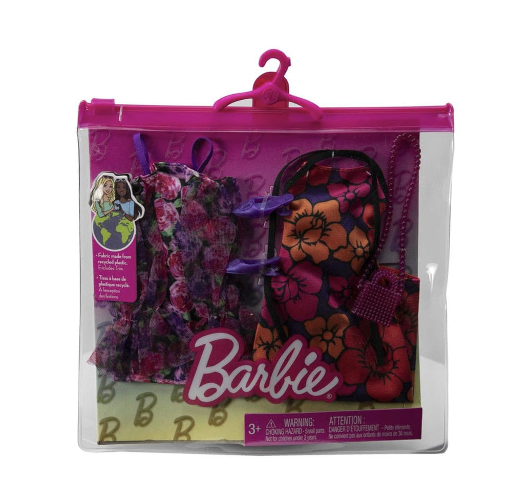 Barbie clothes set tropical-midi-dress enables sunny brunch outfits for storytelling