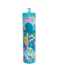 Barbie Color Reveal outer packaging builds anticipation for the unboxing experience.