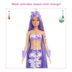 Barbie Color Reveal soft fin accessory adds mermaid flair