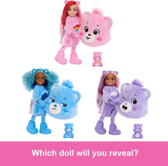 Barbie Cutie Reveal Care Bears Chelsea with color streaked hair for bright storytelling