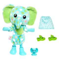 Barbie Cutie Reveal Chelsea baby monkey in plush suit for imaginative play