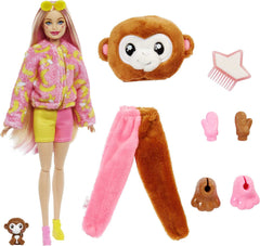 Barbie Cutie Reveal Jungle color-change reveals mood with water-based magic