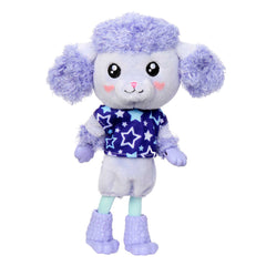 Barbie Cutie Reveal costume top becomes a pet bed for the mini poodle.
