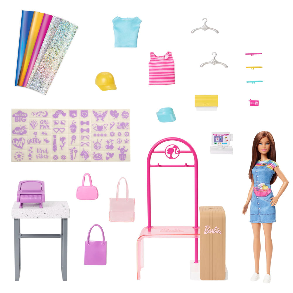 Barbie doll fashion design studio inspires imaginative dressing and styling play