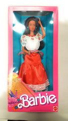 Barbie Mexican DOTW 1988 front view, ideal for display and collection.