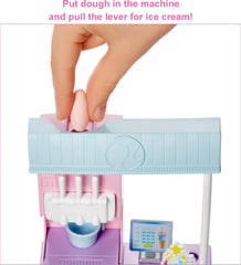 Barbie pink and blue dough colors for creative dessert making.