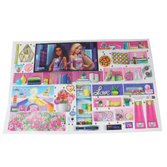 Barbie Dreamhouse HMX10 label stickers package for quick replacement.