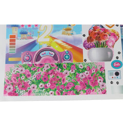 Barbie Dreamhouse HMX10 stickers close-up showing genuine part detail.
