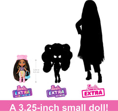 Barbie Extra Mini Minis pink animal-ear bucket hat completes a sunny look.